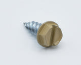 1/2" #8 Zip Screws For Gutter Install And Sheet Metal - 1/4" Drive Hex Head - 100 Pack
