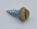 1/2" #8 Zip Screws For Gutter Install And Sheet Metal - 1/4" Drive Hex Head - 100 Pack