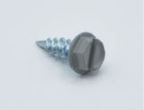 1/2" #8 Zip Screws For Gutter Install And Sheet Metal - 1/4" Drive Hex Head - 100 Pack