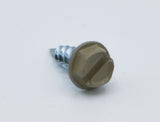 1/2" #8 Zip Screws For Gutter Install And Sheet Metal - 1/4" Drive Hex Head - 100 Pack