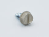 1/2" #8 Zip Screws For Gutter Install And Sheet Metal - 1/4" Drive Hex Head - 100 Pack