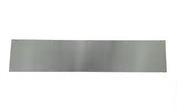 Heavy-duty stainless steel door kick plate