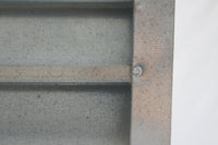 louver vent blades are screwed into place for strength