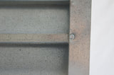 louver vent steel blade close-up