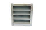 rectangular louvered gable vent in steel