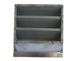 louver vent with screen installed