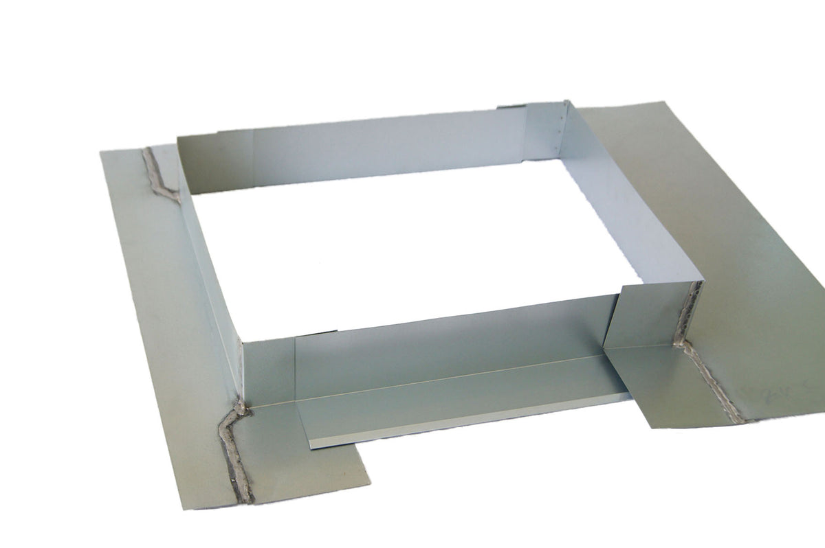 24” x 24” Curb Mount Galvanized Skylight Flashing Kit – Flashing Kings