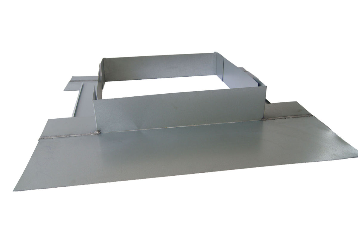 36” x 36” Curb Mount Galvanized Skylight Flashing Kit – Flashing Kings
