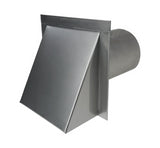 Flashing Kings Stainless Steel Wall Vent Cap For Dryer Vent, Exhaust Vent, Or Intake Vent
