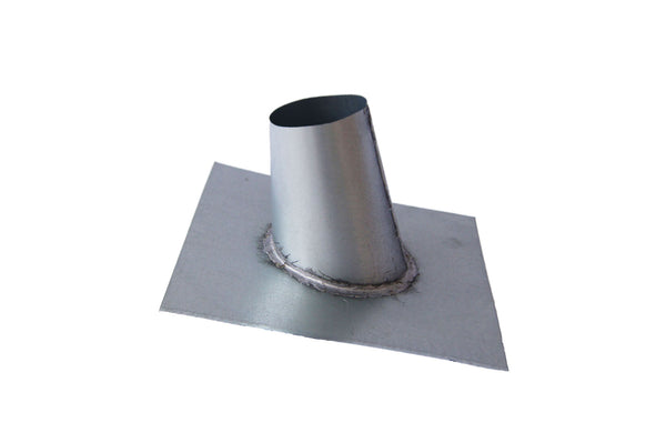 Flashing Kings 8" b-vent roof jack penetration flashing in galvanized steel with soldered seams
