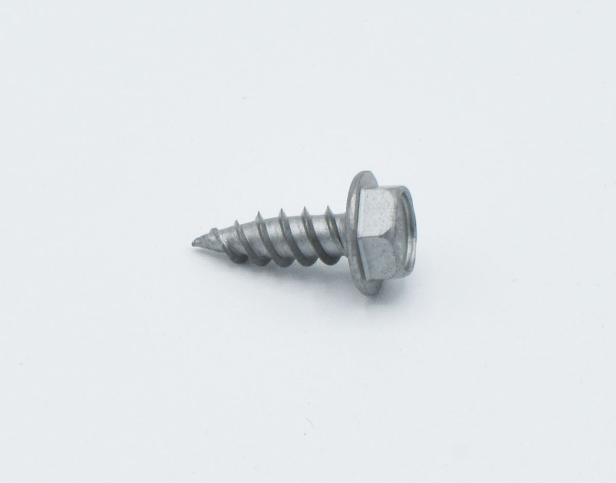 1/2" 8 Zip Screws For Gutter Install And Sheet Metal 1/4" Drive Hex