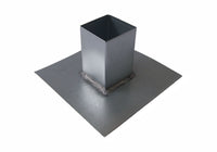 Flashing Kings 8" pitch pocket penetration flashing for waterproofing penetrations through a flat roof
