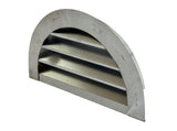 half circle gable vent in galvanized steel