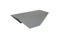 Flashing Kings 6" pitch pan cover T-top weather capin galvanized steel