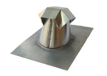 Flashing Kings 5" tapered barrel roof jack with cap for sloped roof