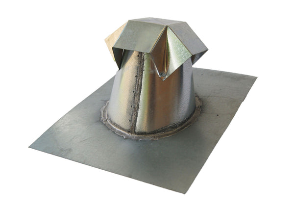 Flashing Kings 8" Roof Jack Penetration flashing system from heavy-duty galvanized steel with soldered seams